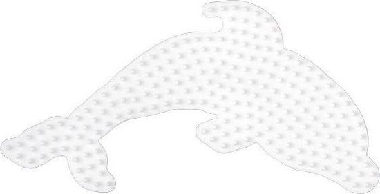 Hama Strijkkralen Grondplaat Dolfijn - Wit