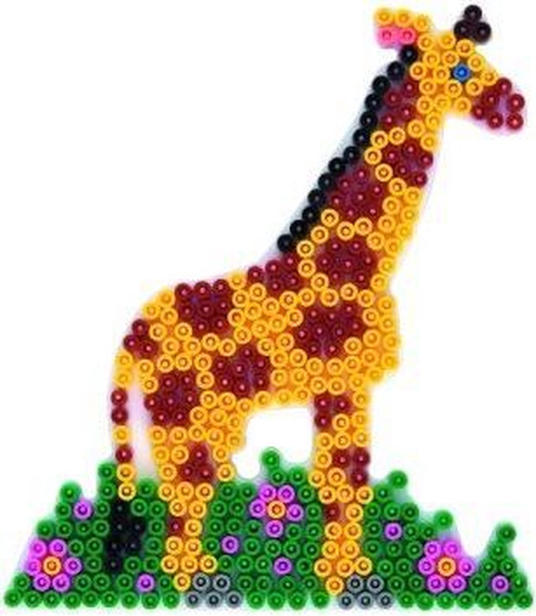 Hama Strijkkralen Grondplaat Giraffe - Wit