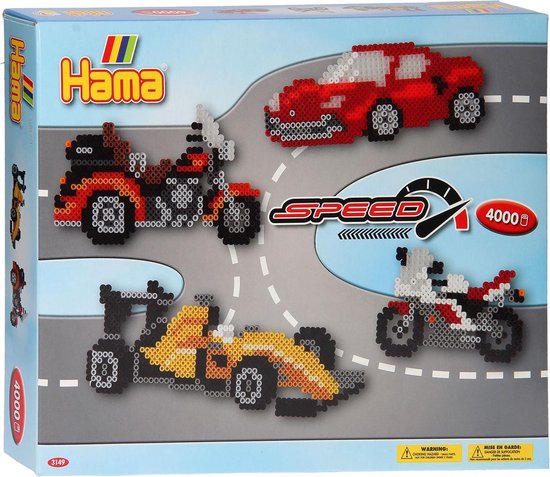 Hama Strijkkralen Auto's 4000 Delig