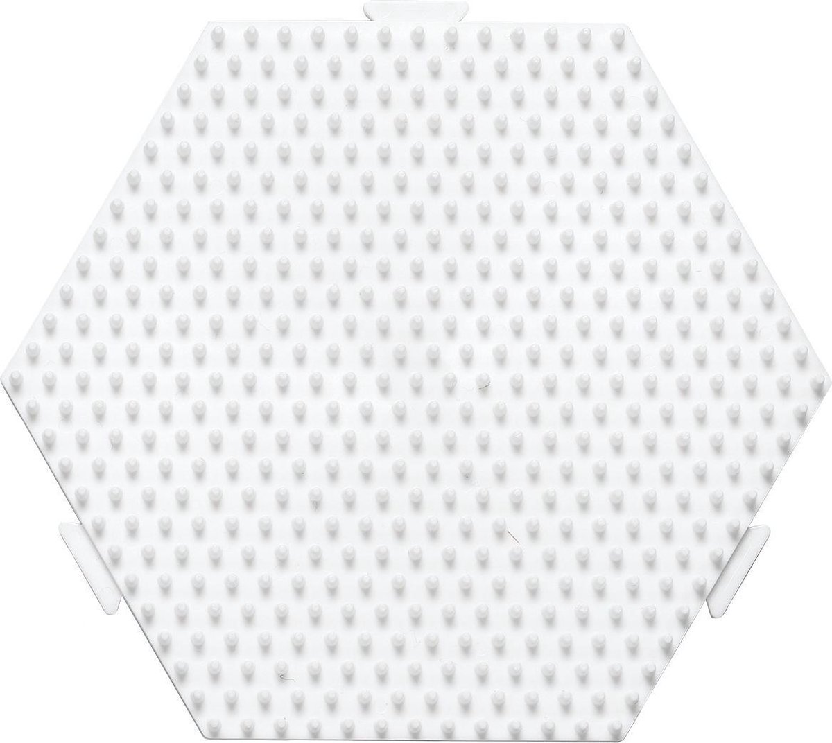 Hama Strijkkralen Grondplaat Zeshoekig - Wit