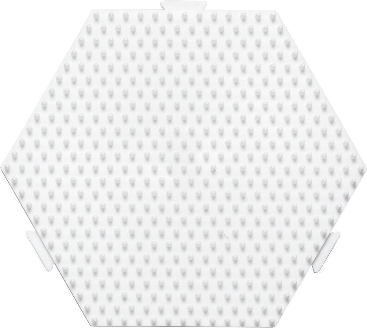 Hama Strijkkralen Grondplaat Zeshoekig - Wit