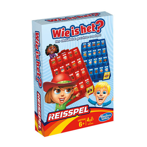 Hasbro Reisspel Wie Is Het ? - Rood