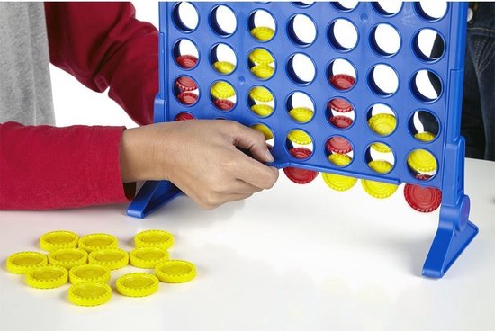 Hasbro Spel 4 Op 'N Rij - Blauw