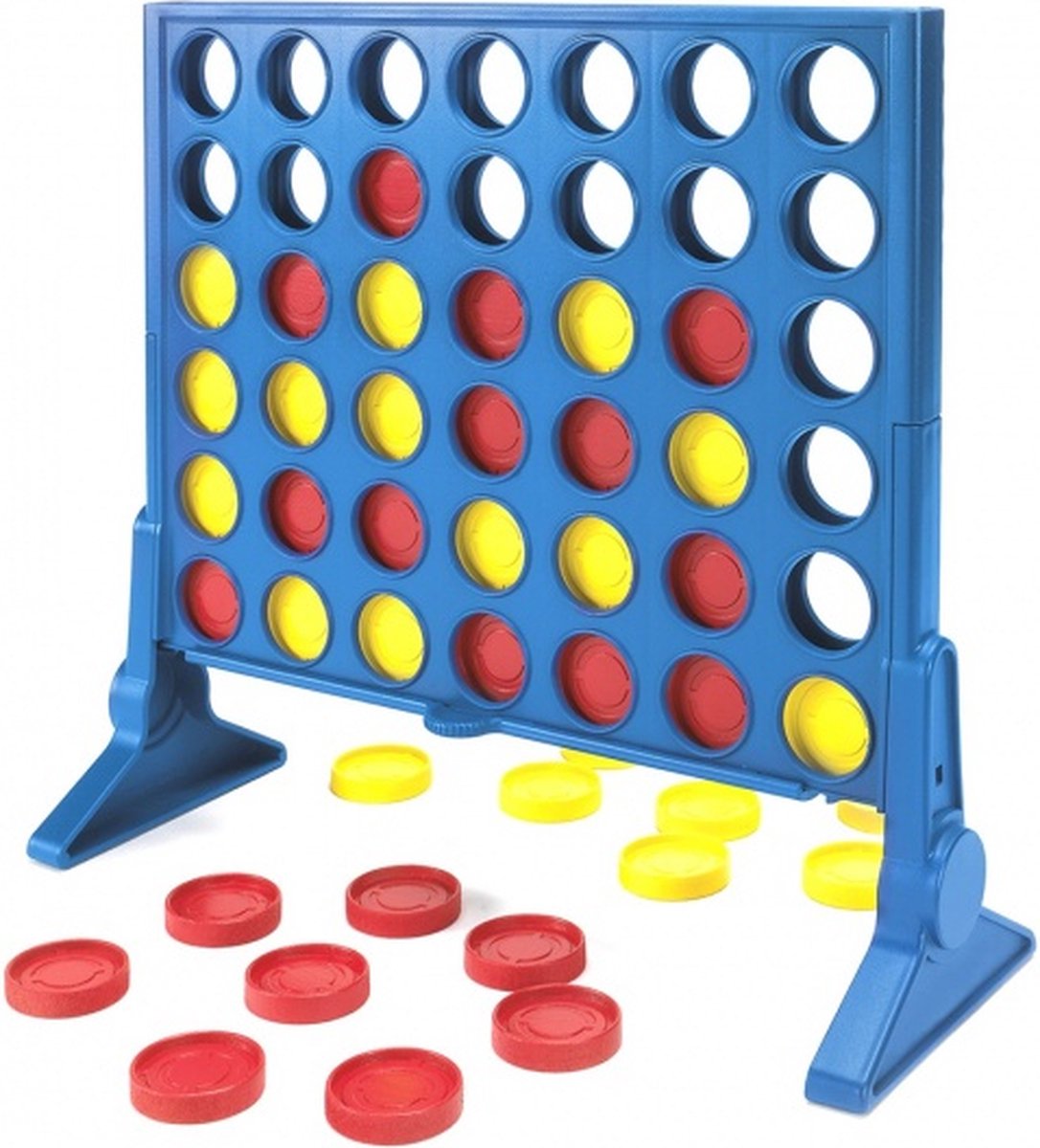 Hasbro Spel 4 Op 'N Rij - Blauw