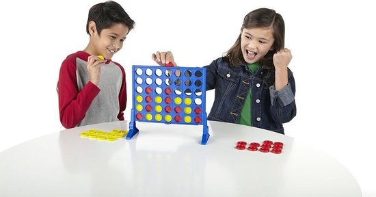 Hasbro Spel 4 Op 'N Rij - Blauw