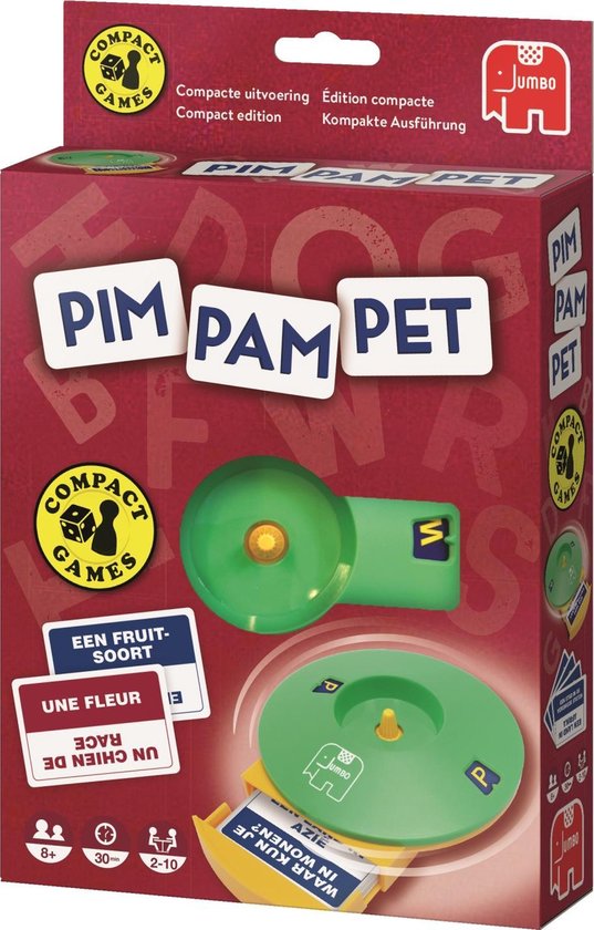 Jumbo Reisspel Pim Pam Pet - Groen