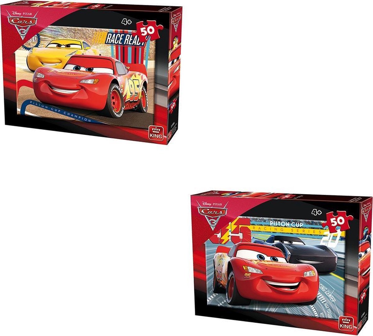 King Puzzel Cars 3 Assorti