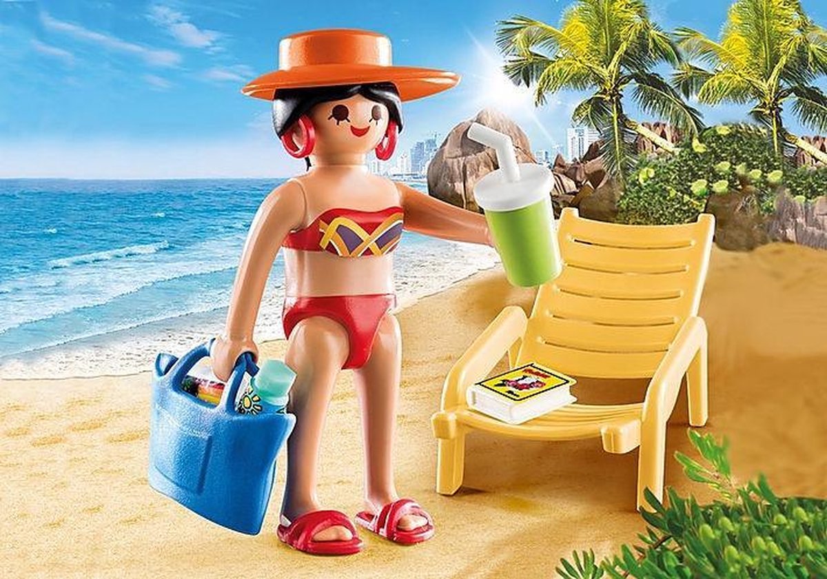 Playmobil Playmobil 70300 Vakantieganger Met Strandstoel
