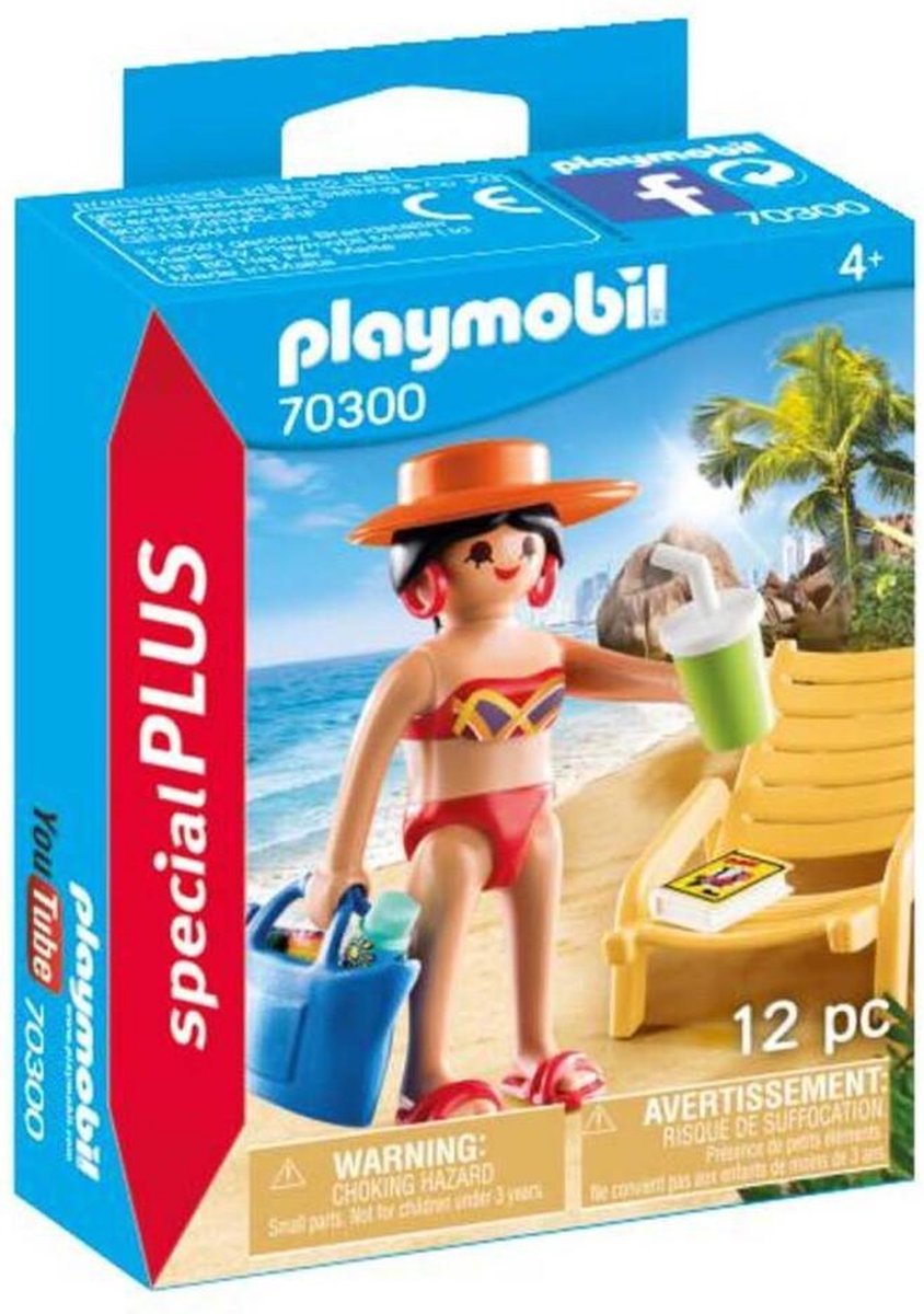 Playmobil Playmobil 70300 Vakantieganger Met Strandstoel