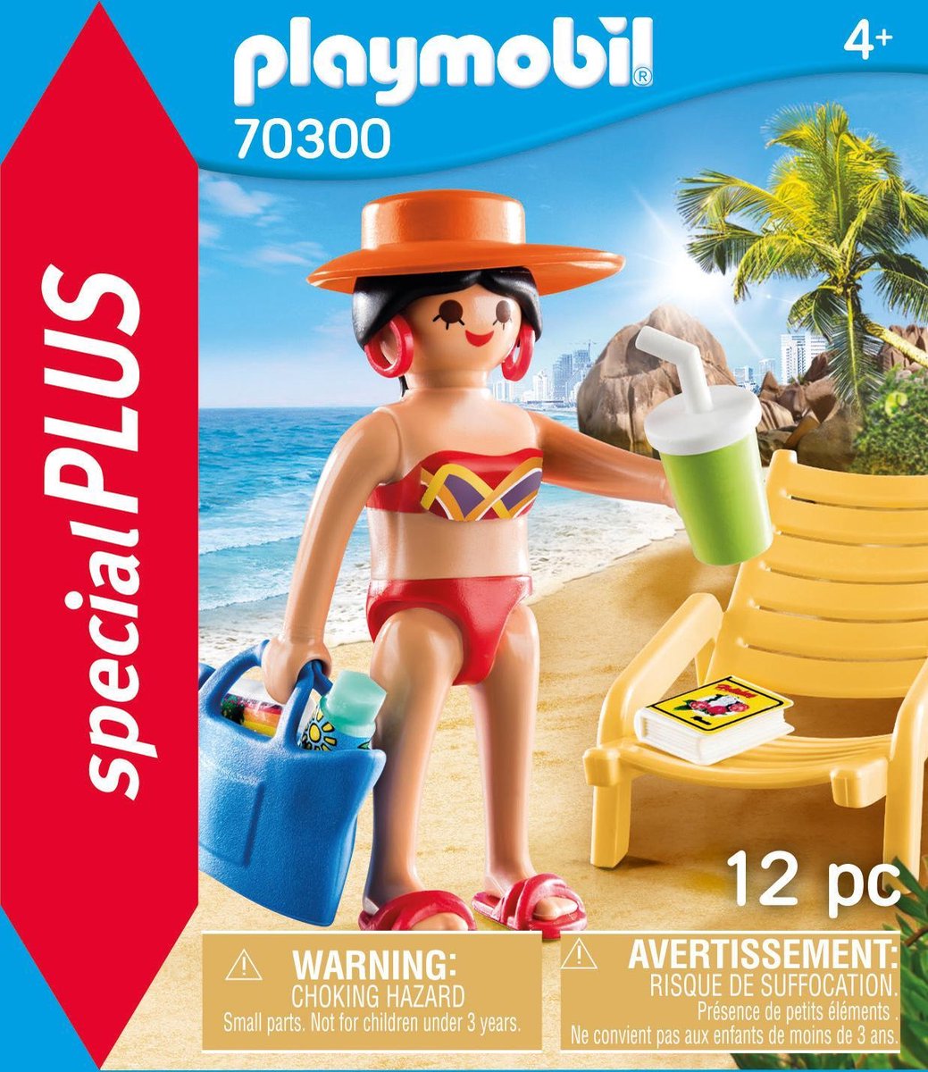 Playmobil Playmobil 70300 Vakantieganger Met Strandstoel