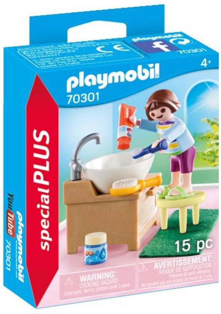 Playmobil 70301 Meisje Aan Wastafel