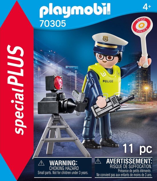Playmobil Playmobil 70305 Politieman Met Flitscontrole