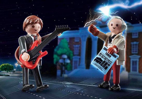 Playmobil 70459 DuoPack Marty McFly & Dr. Emmet Brown