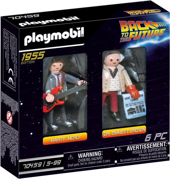 Playmobil 70459 DuoPack Marty McFly & Dr. Emmet Brown