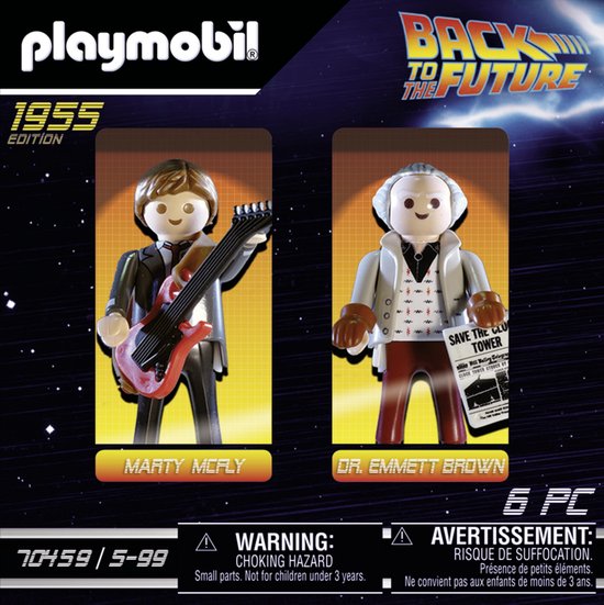 Playmobil 70459 DuoPack Marty McFly & Dr. Emmet Brown