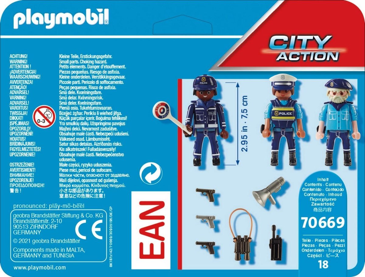 Playmobil 70669 Figurenset Politie