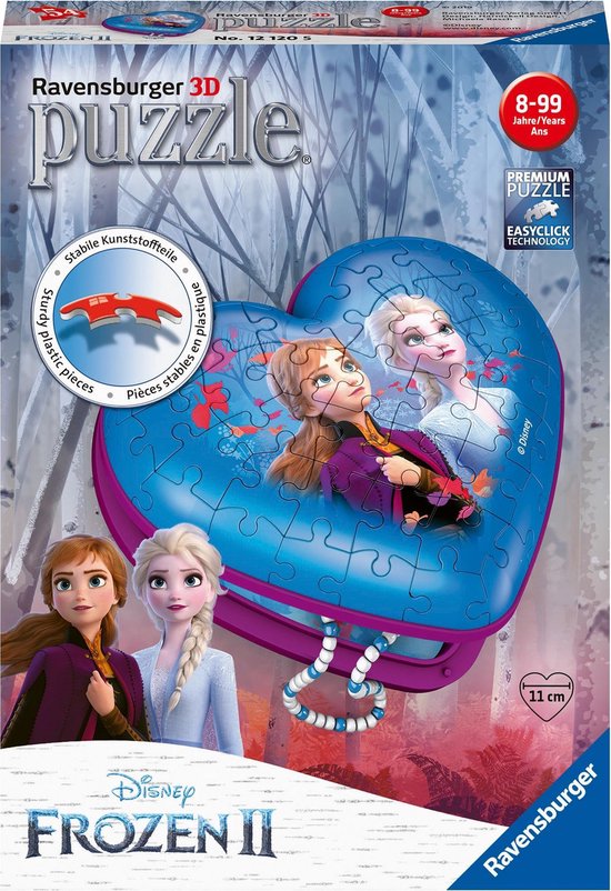 Ravensburger Puzzel 3D Hartendoosje Frozen 2