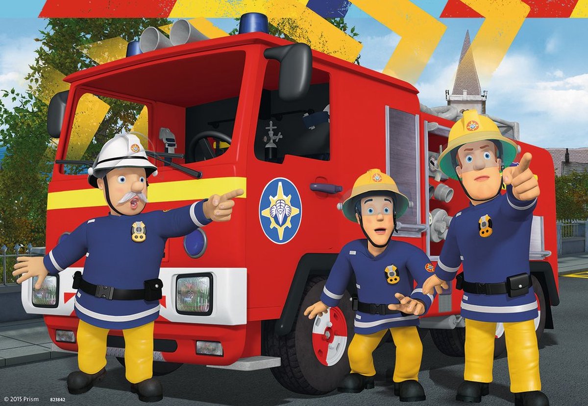 Ravensburger Puzzel Brandweerman Sam: Sam Helpt Je Uit De Brand 2x24 Puzzelstukjes