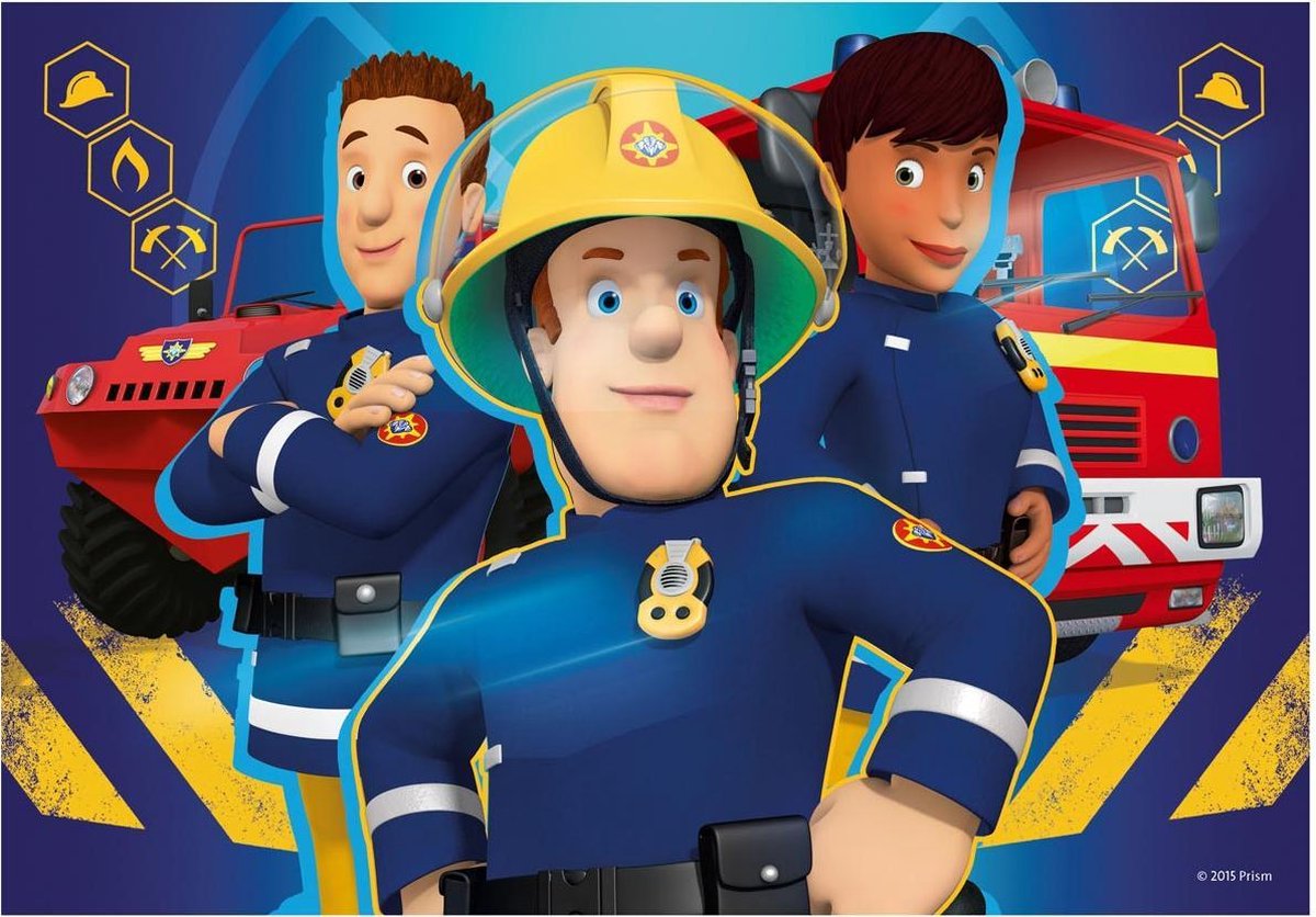 Ravensburger Puzzel Brandweerman Sam: Sam Helpt Je Uit De Brand 2x24 Puzzelstukjes