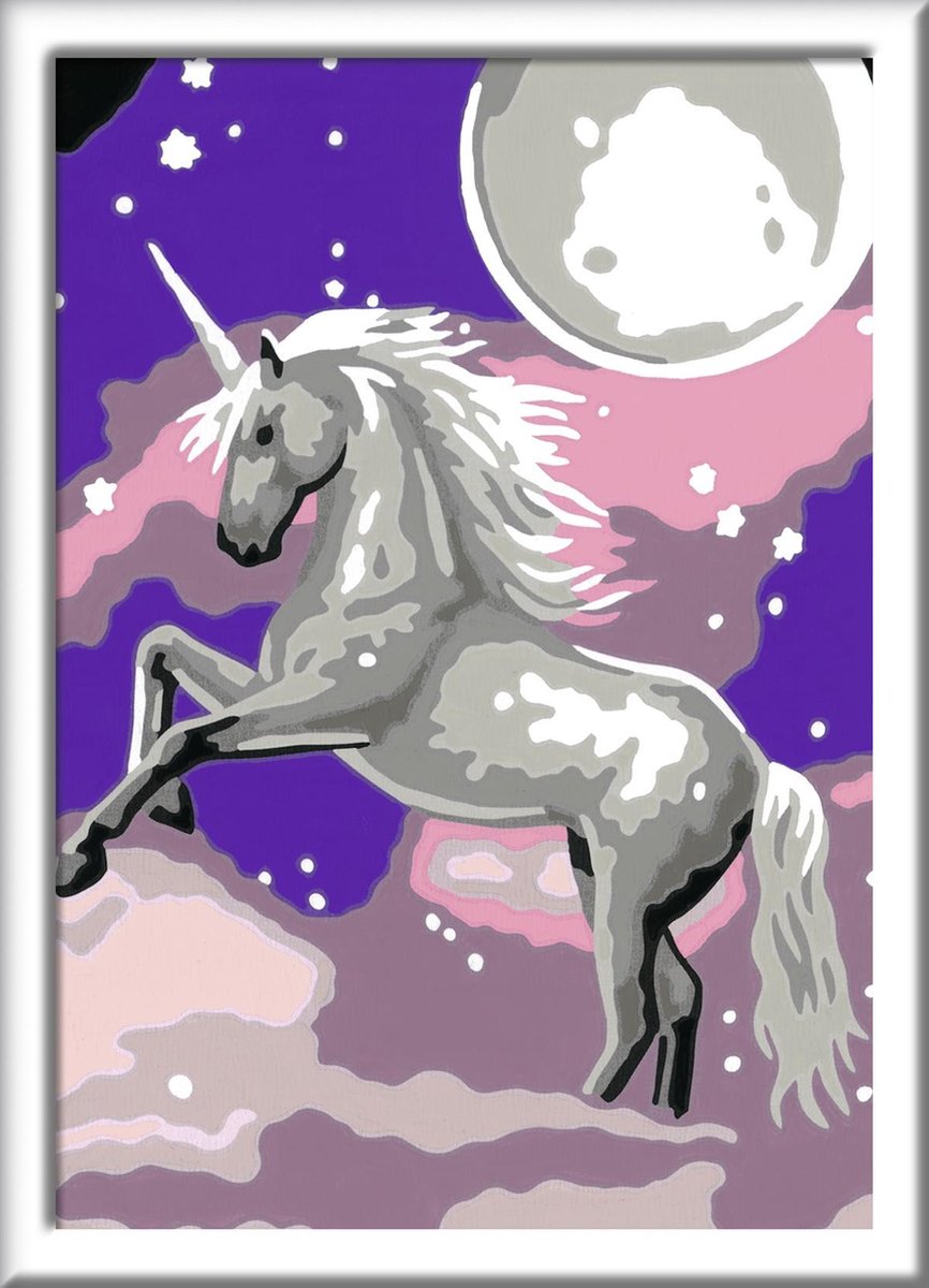 Ravensburger Schilder Op Nummer Eenhoorn