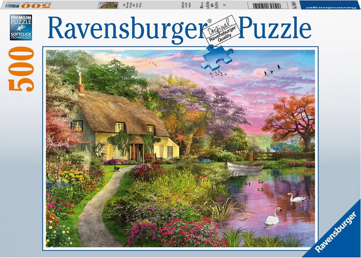 Ravensburger Puzzel landhuis 500 Stukjes