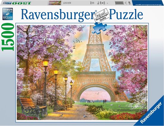 Ravensburger Puzzel Verliefd Op Parijs 1500 Stukjes