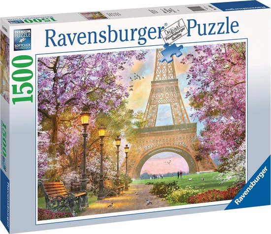 Ravensburger Puzzel Verliefd Op Parijs 1500 Stukjes
