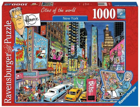 Ravensburger Puzzel Fleroux - New York, Cities Of The World 1000 Stukjes