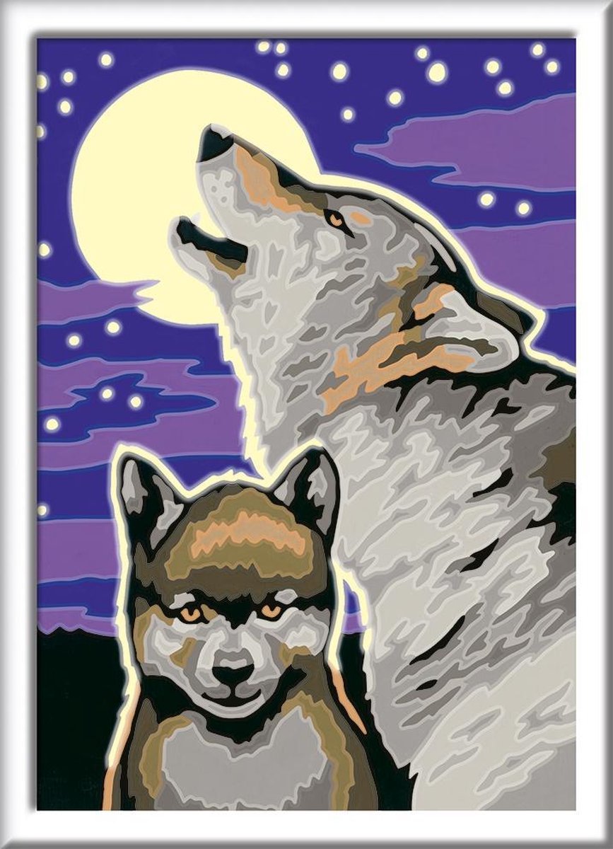 Ravensburger Schilderen Op Nummer Wolven