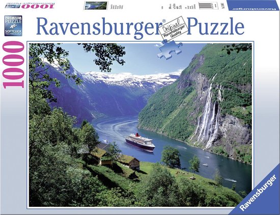 Ravensburger Puzzel Noors Fjord 1000 Stukjes