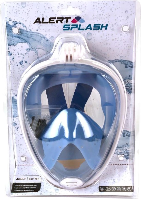 Splash Snorkelmasker L/XL Alert - Blauw