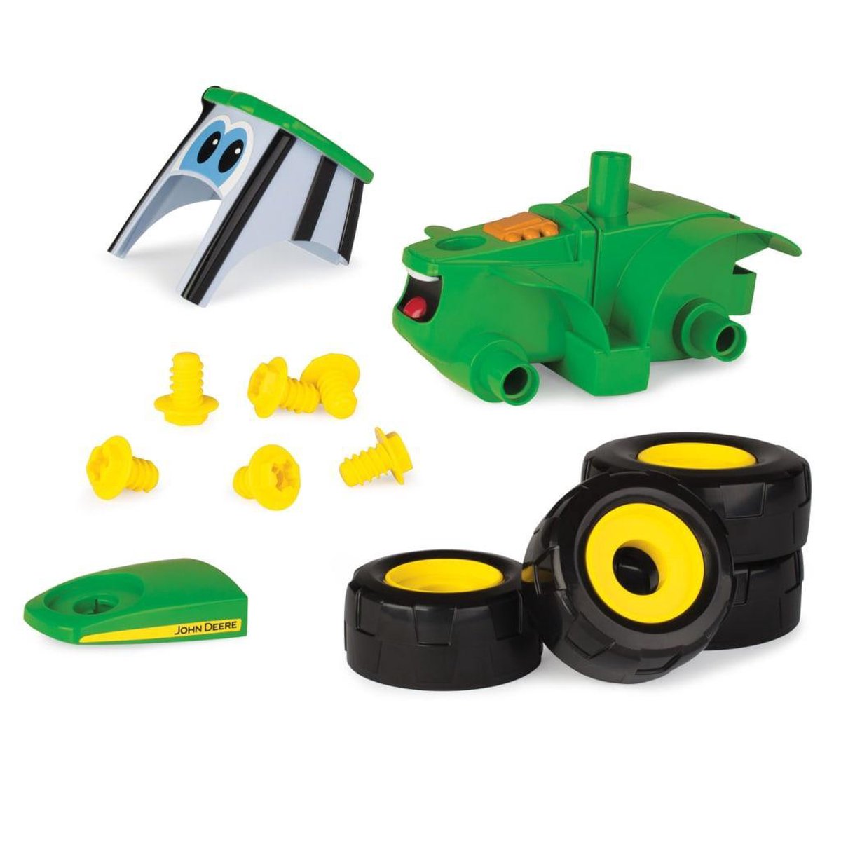 Tomy John Deere Bouw Een Johnny Tractor - Groen