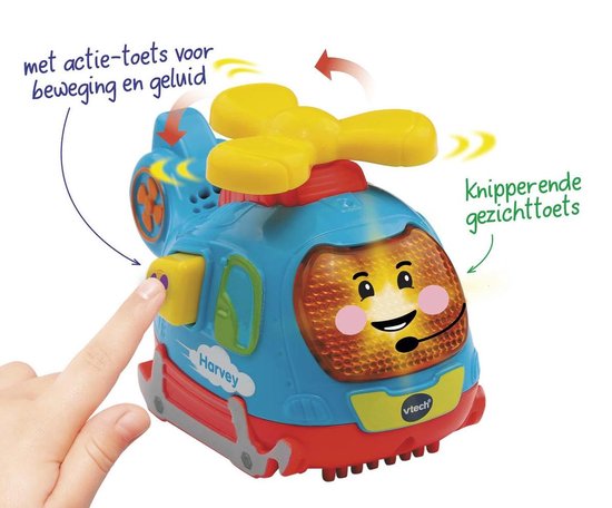 Vtech Toet Toet Harvey Helikopter - Blauw