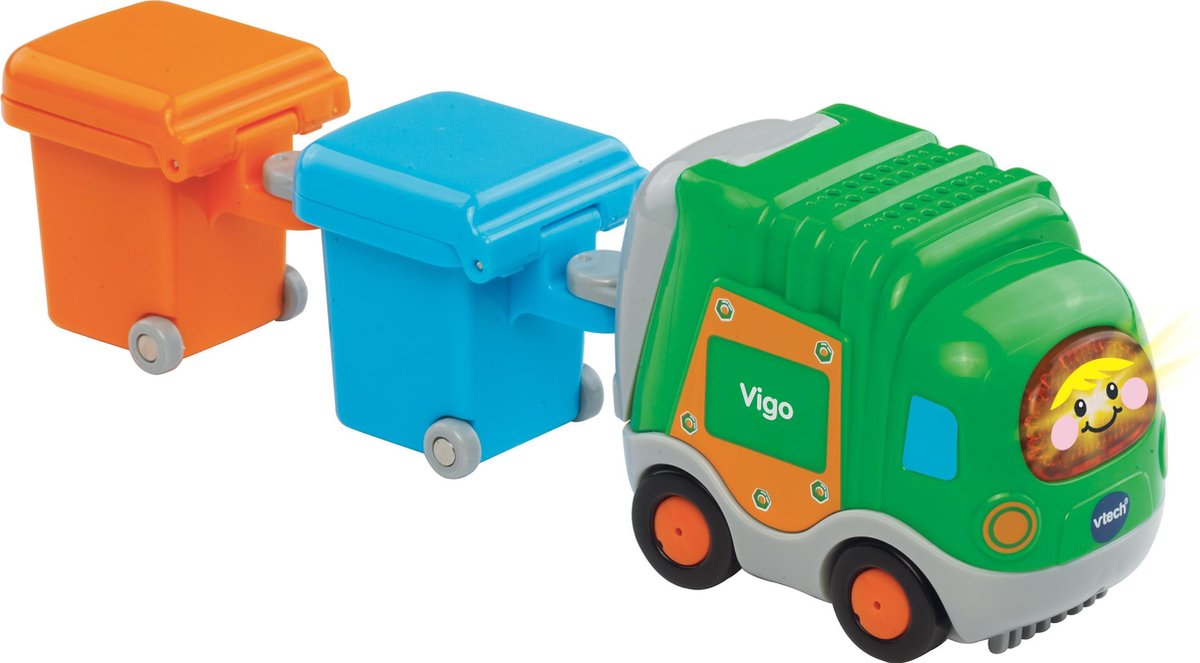 Vtech Toet Toet Vigo Vuilniswagen - Groen
