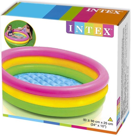 Intex Zwembad Baby Sunset 86 X 25 Cm