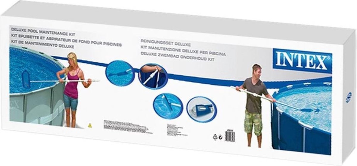 Intex Zwembadonderhoudsset Deluxe - Blauw