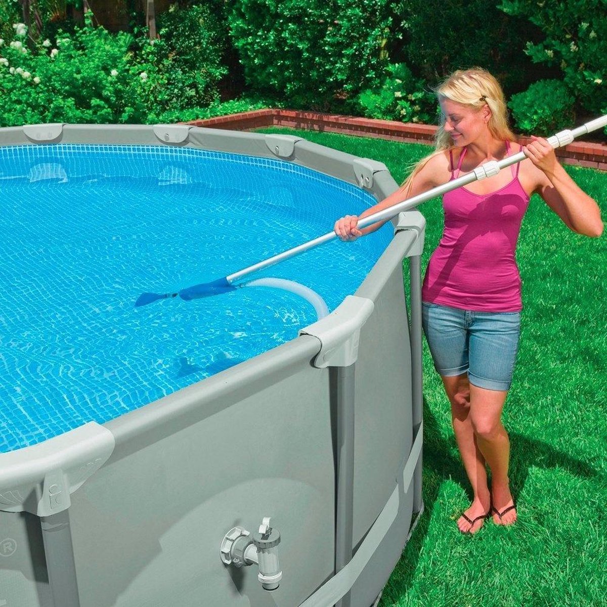 Intex Zwembadonderhoudsset Deluxe - Blauw