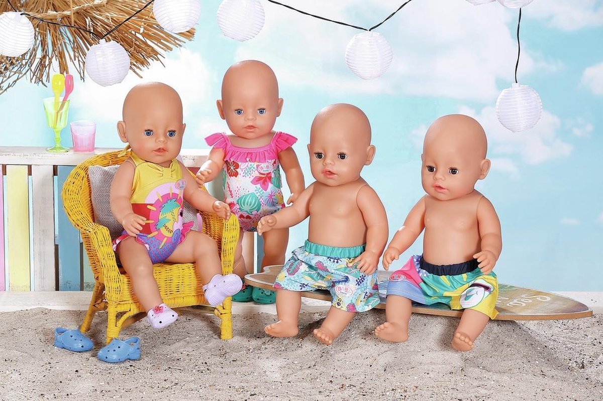 Zapf Baby Born Holiday Zwembroek Assorti 43 Cm