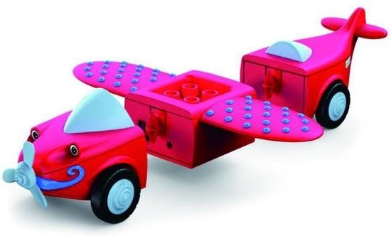 Toddys Leo Loopy 3 Delen Licht En geluid Met Frictie-aandrijving - Rood
