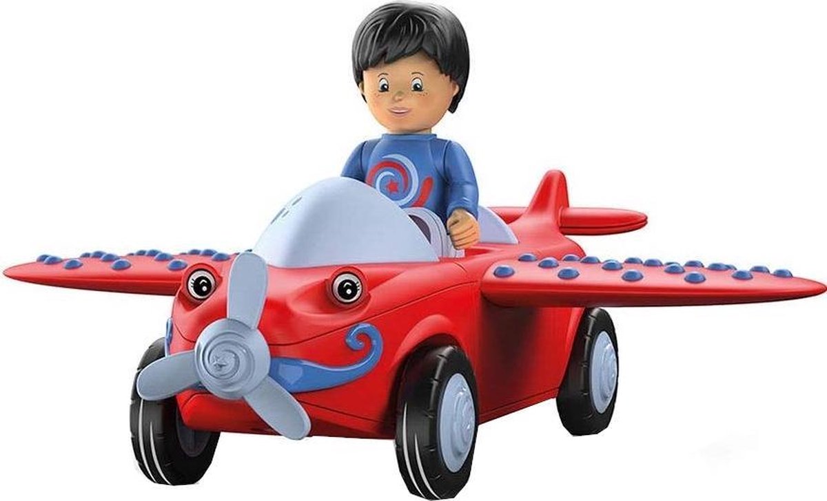 Toddys Leo Loopy 3 Delen Licht En geluid Met Frictie-aandrijving - Rood