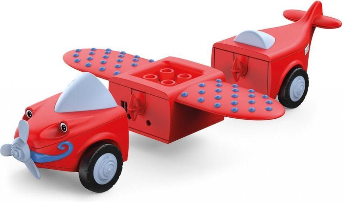Toddys Leo Loopy 3 Delen Licht En geluid Met Frictie-aandrijving - Rood
