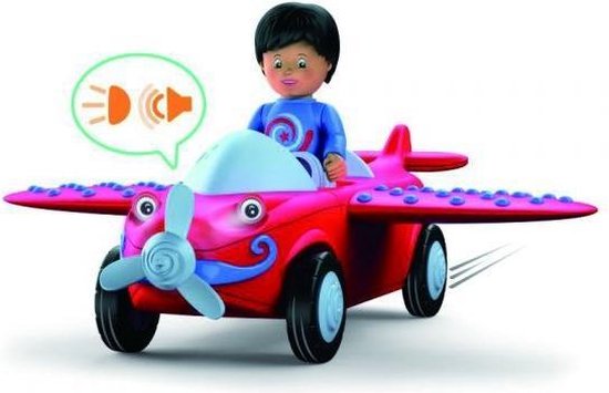 Toddys Leo Loopy 3 Delen Licht En geluid Met Frictie-aandrijving - Rood