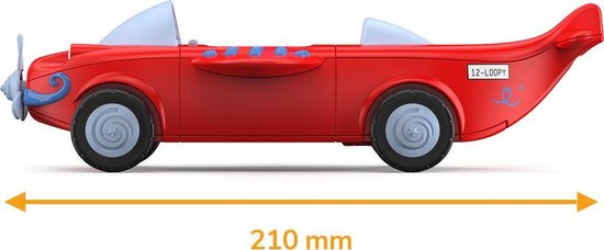 Toddys Leo Loopy 3 Delen Licht En geluid Met Frictie-aandrijving - Rood