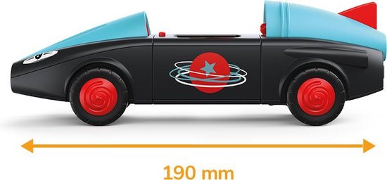 Toddys Sam Speedy 3 Delen Licht En Geluid Met Frictie-aandrijving - Zwart