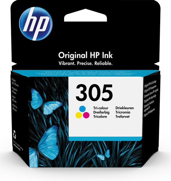 HP 305 Cartridge Kleur - Zwart