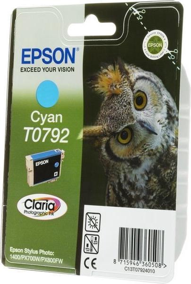 Epson T0792 - Inktcartridge / Cyaan