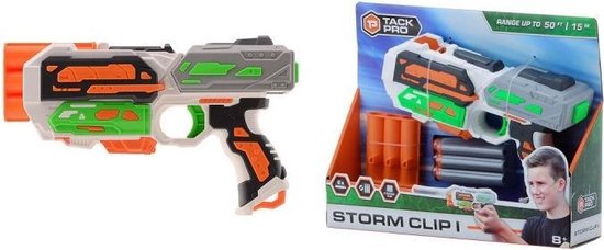 Tack Pro shotgun Storm Clip I jongens 20 cm 8-delig