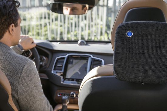 Cabin P2i - Luchtreiniger - Auto (klein tot medium 3-4m3) - 1 filter - Bluetooth - Grijs