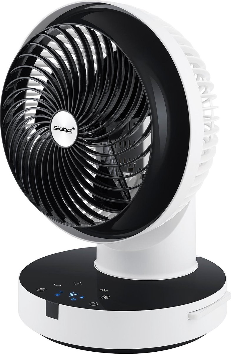 Steba Germany - Steba VT360 Twist - Tafelventilator - 360° - Afstandsbediening -/Wit - Zwart