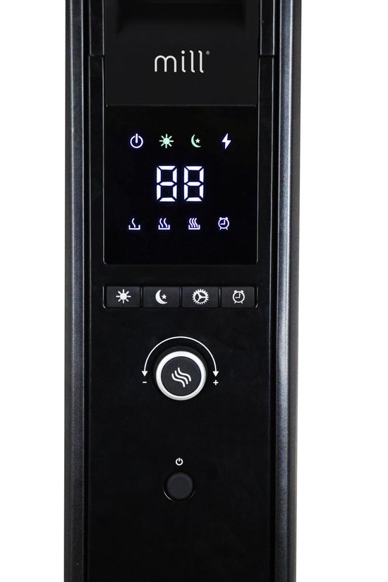 Mill - AB-H1000DN Black Olieradiator - - Zwart